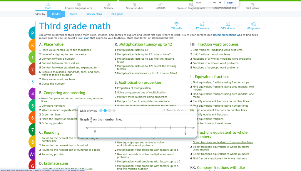 IXL screenshot 3